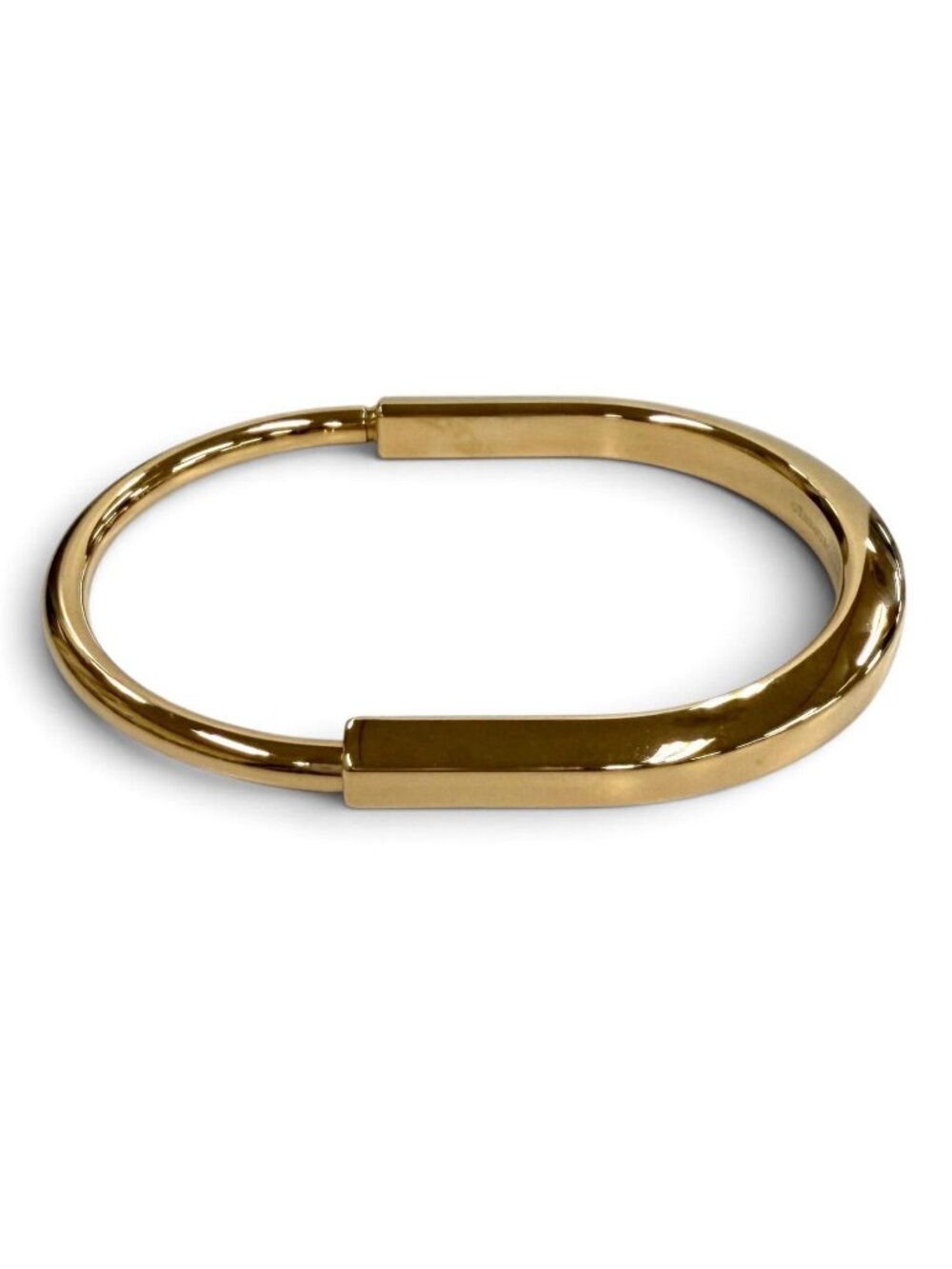 Tiffany & Co Lock Bangle Large Rose Gold Bracelet